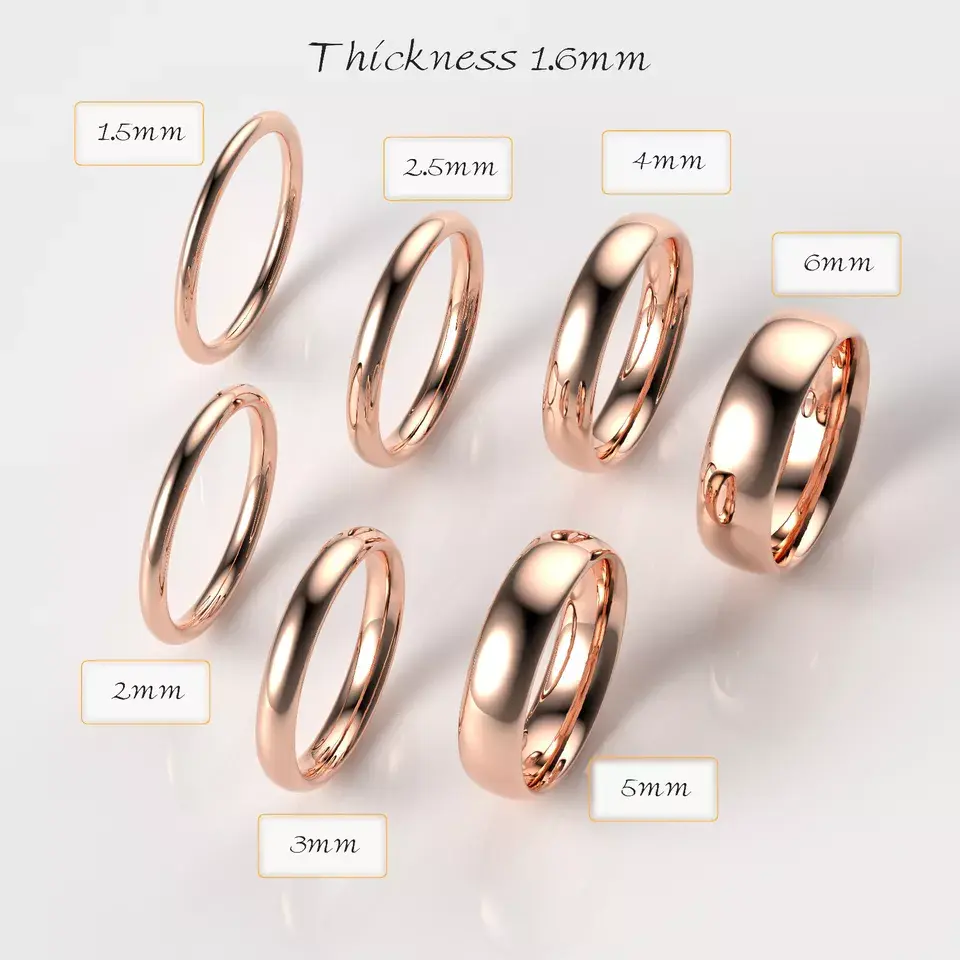 Different Width of rings| Source: https://www.ebay.com.hk/itm/121663899149
