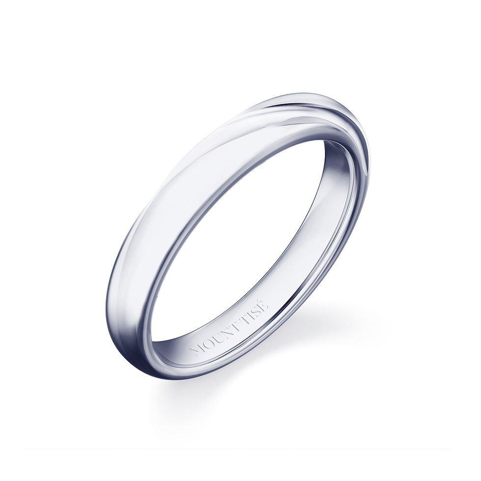 Thumbnail: Men's Ring·Wedding Ring|Delicate Waves Multi-lines Wedding Ring