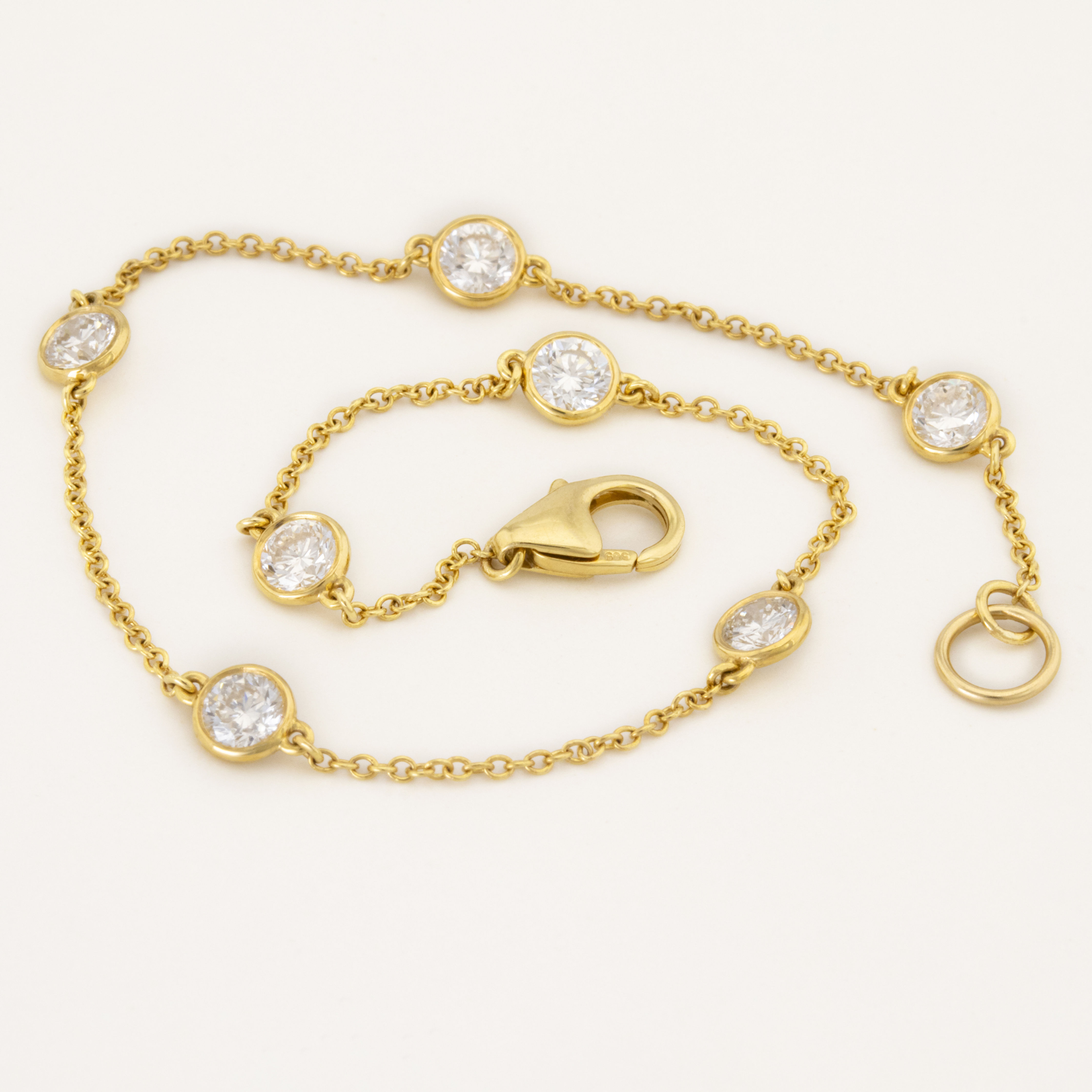 Yellow Gold Lab Diamond Bracelet