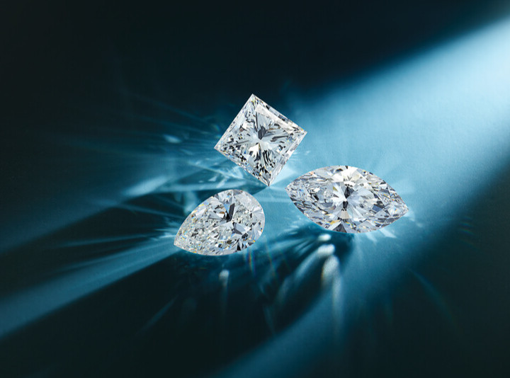 CLASSICAL Diamonds 20〜23 Early 20th Century 18ct Gold & Platinum Square Ring set with