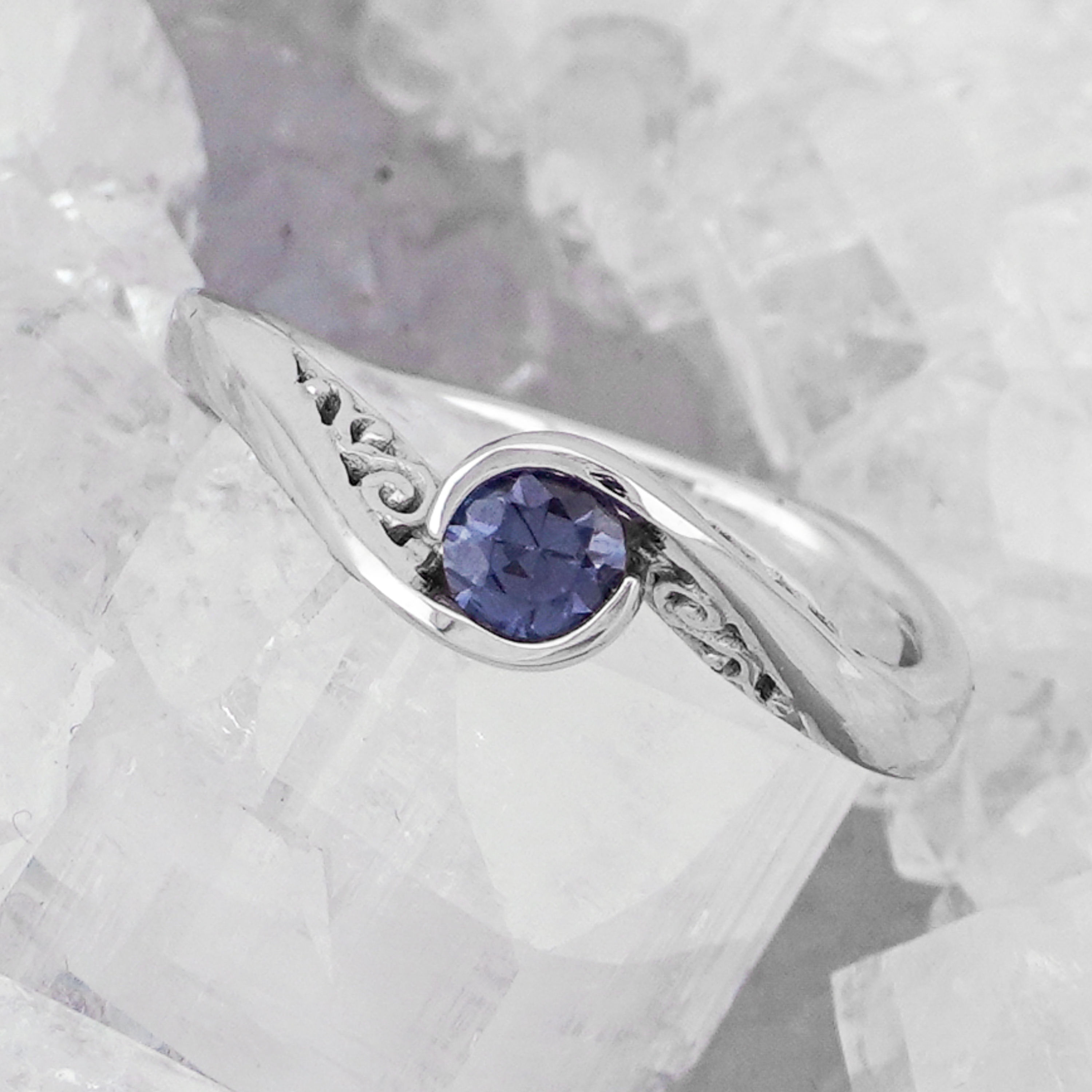 Color Changing Garnet Grace Ring