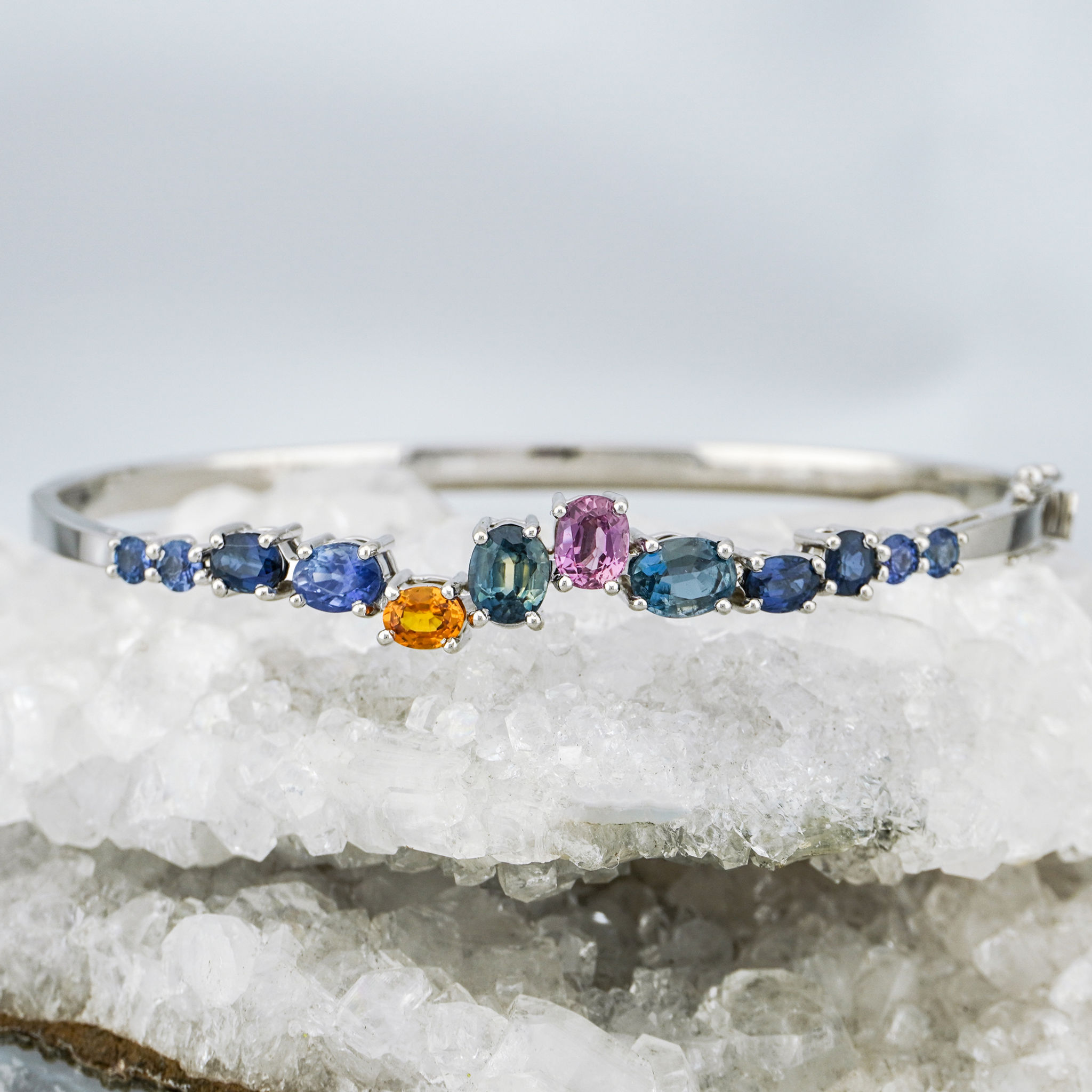 Colorful Sapphire Bracelet