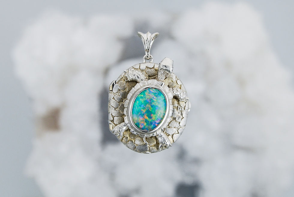 Custom Turtle Locket