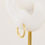 Thumbnail: Hammered Yellow Gold Hoop Earrings