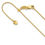 Thumbnail: Adjustable 22" Yellow Wheat Chain