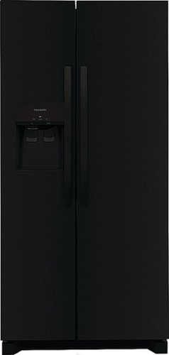 Frigidaire - 22.3 Cu. Ft. Side-by-Side Refrigerator - Black | Rayon ...