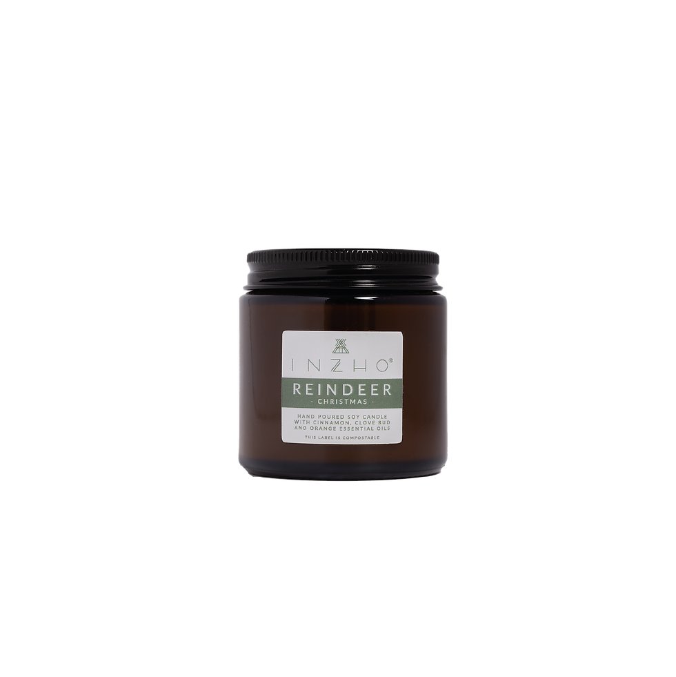 Thumbnail: Reindeer - Christmas - Soy Candle - (unboxed)