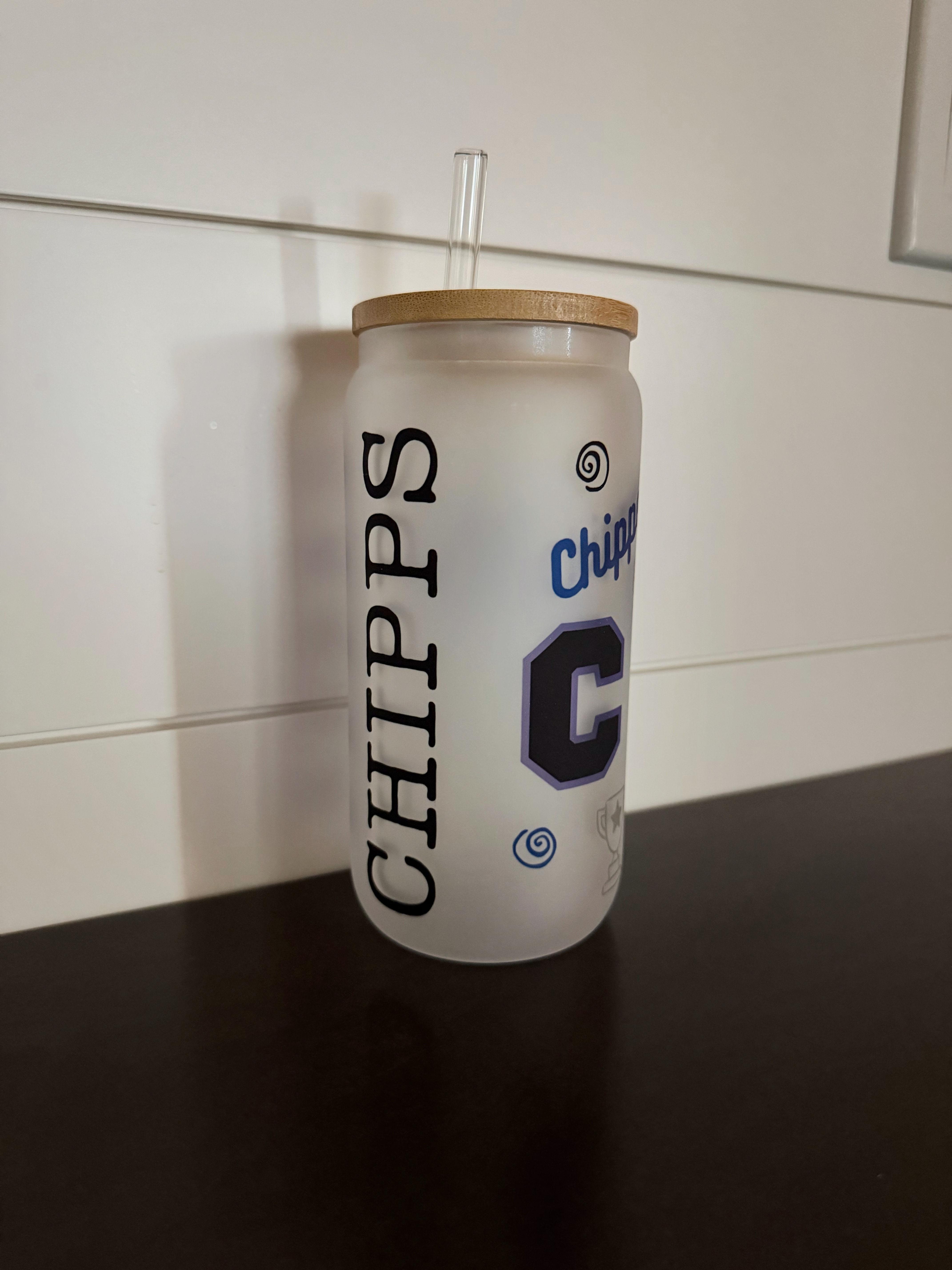 Frosted Spirit Glass