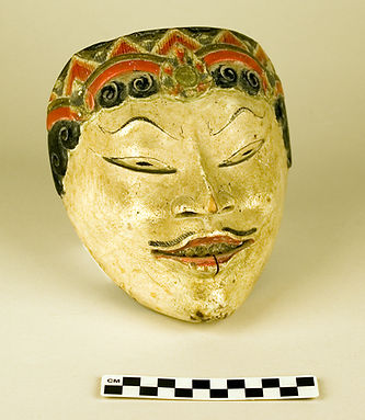 Wayang Popeng (dance-drama) mask