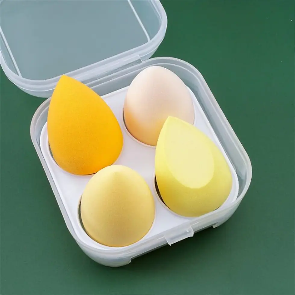 Thumbnail: 4/8pcs Makeup Sponge Blender Beauty Egg Cosmetic Puff Soft Foundation Sponges Po
