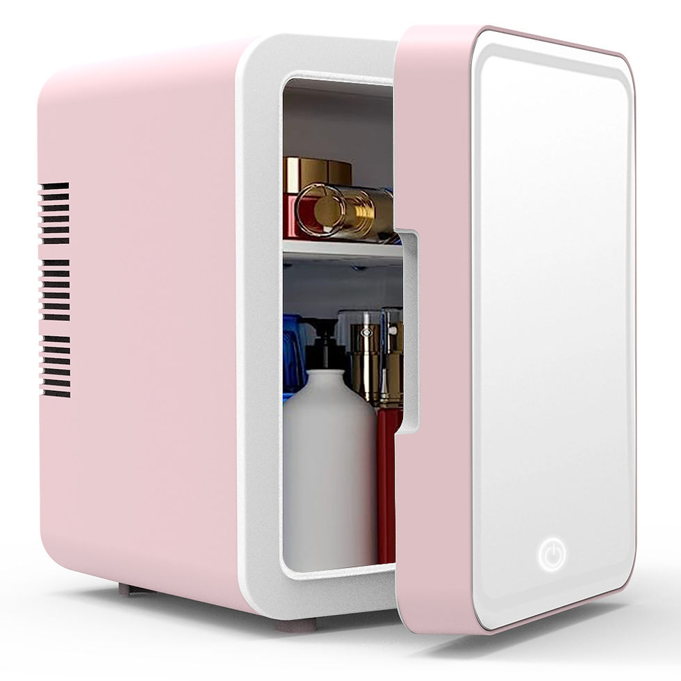 Thumbnail: 4L Beauty refrigerator Cosmetics Mini portable built-in light car