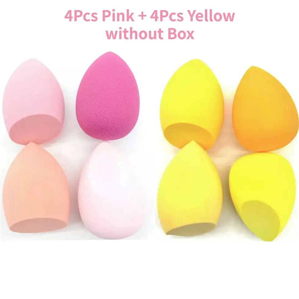 Thumbnail: 4/8pcs Makeup Sponge Blender Beauty Egg Cosmetic Puff Soft Foundation Sponges Po