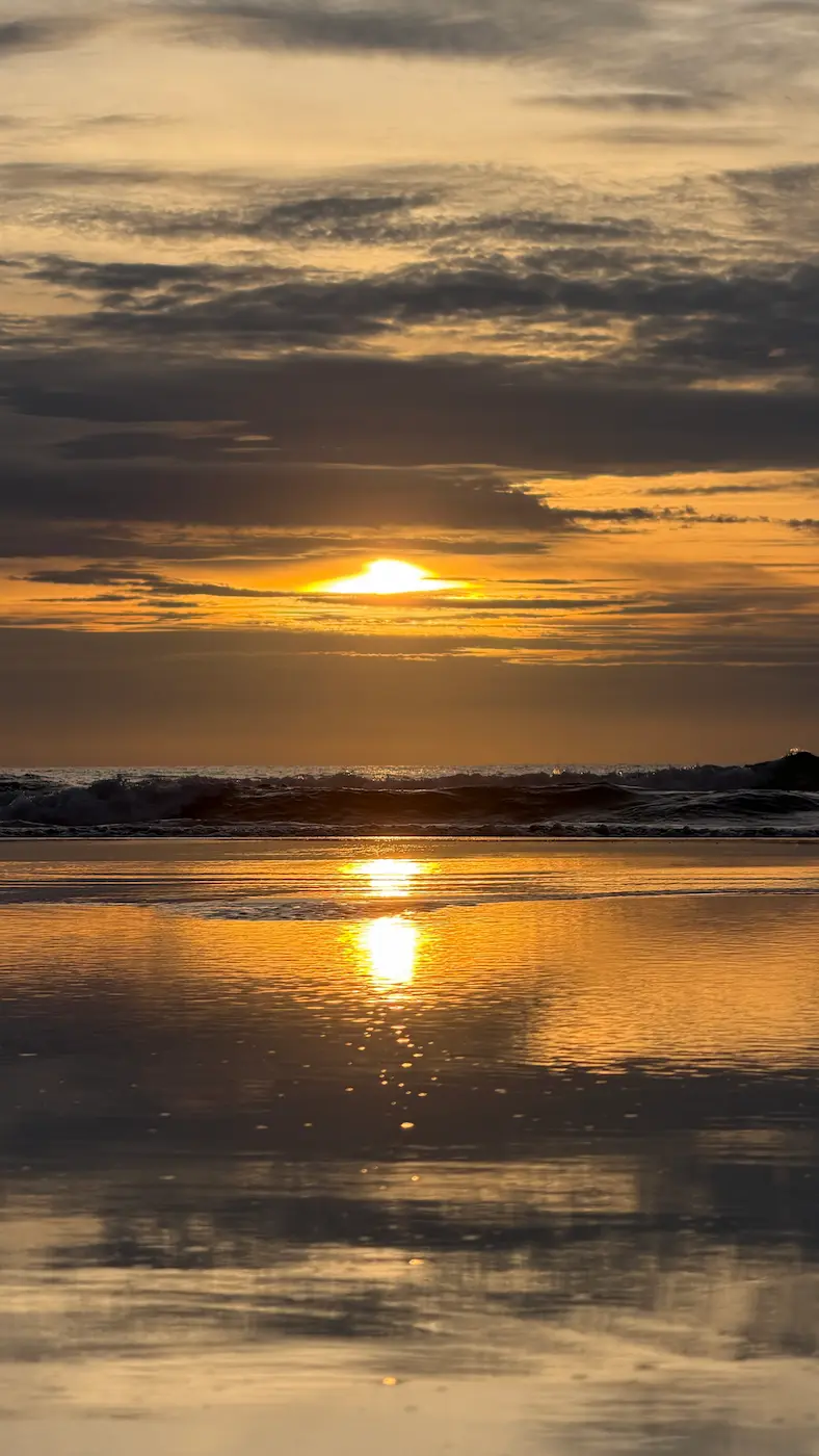 Sonnenuntergang in Kota Kinabalu, Malaysia