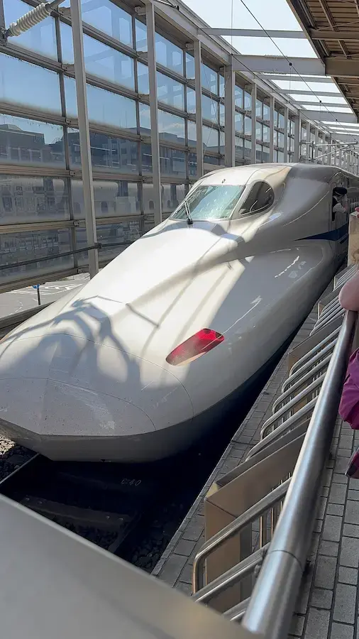 Japan mit Kindern – Zugfahrt im Shinkansen