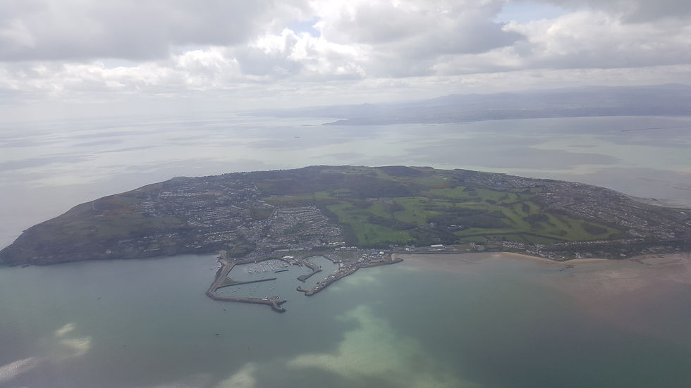 Dublin, view from the plane.