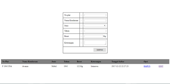Tutorial CRUD Sederhana bersama PHP