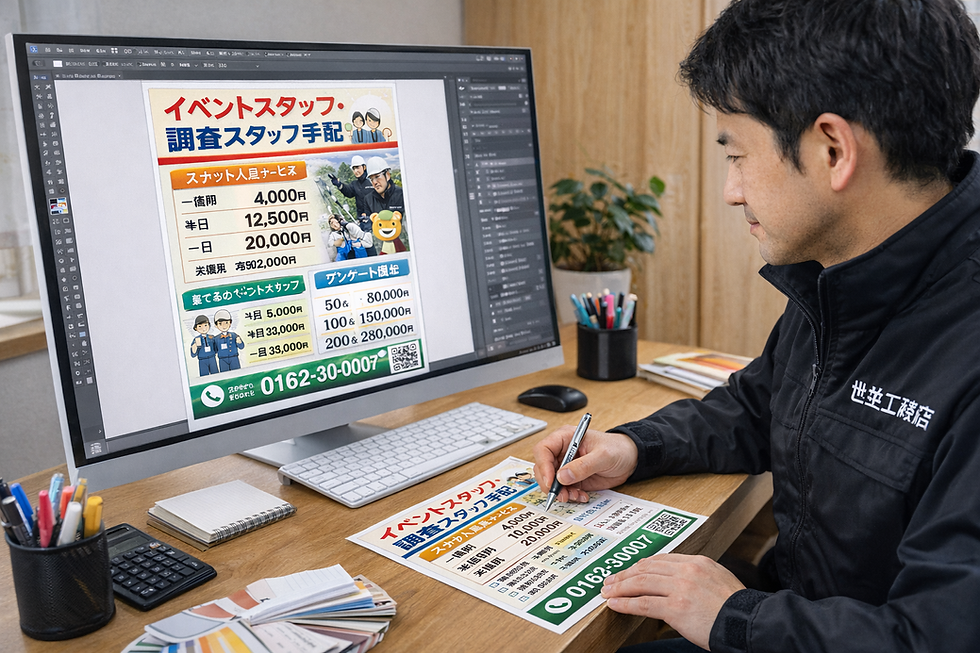 チラシ作成