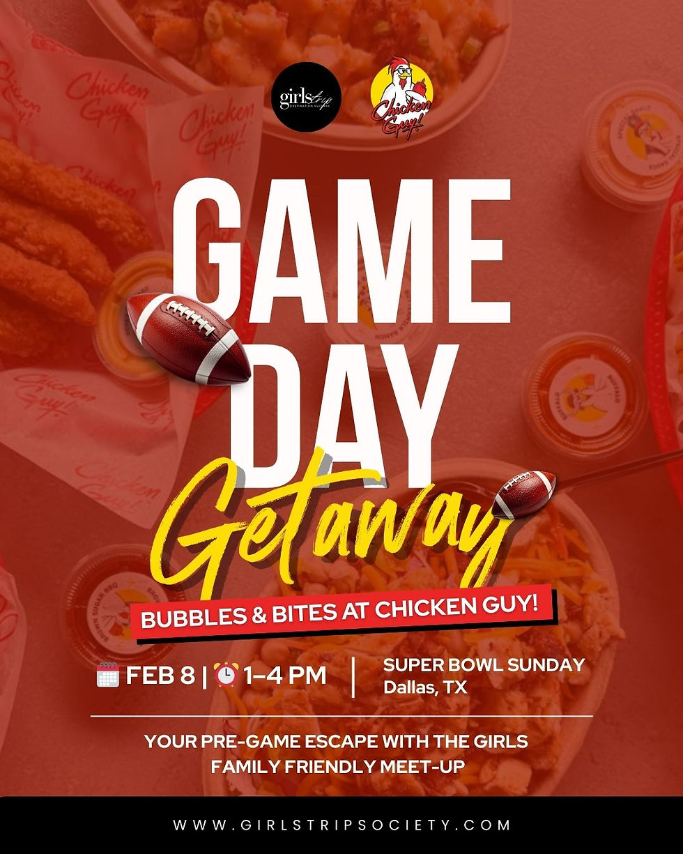 Game Day Getaway: Bubbles & Bites At Chicken Guy!