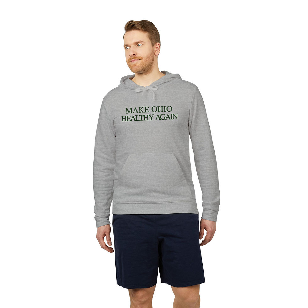 Thumbnail: Adidas Make Ohio Healthy Again Unisex Fleece Hoodie