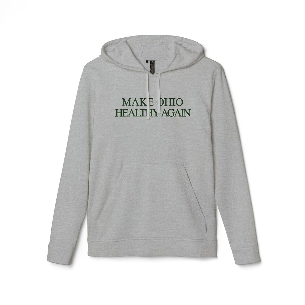 Thumbnail: Adidas Make Ohio Healthy Again Unisex Fleece Hoodie