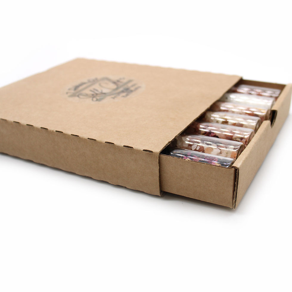 Thumbnail: 7 x Luxury Bath Salts in Vials (Gift Pack)