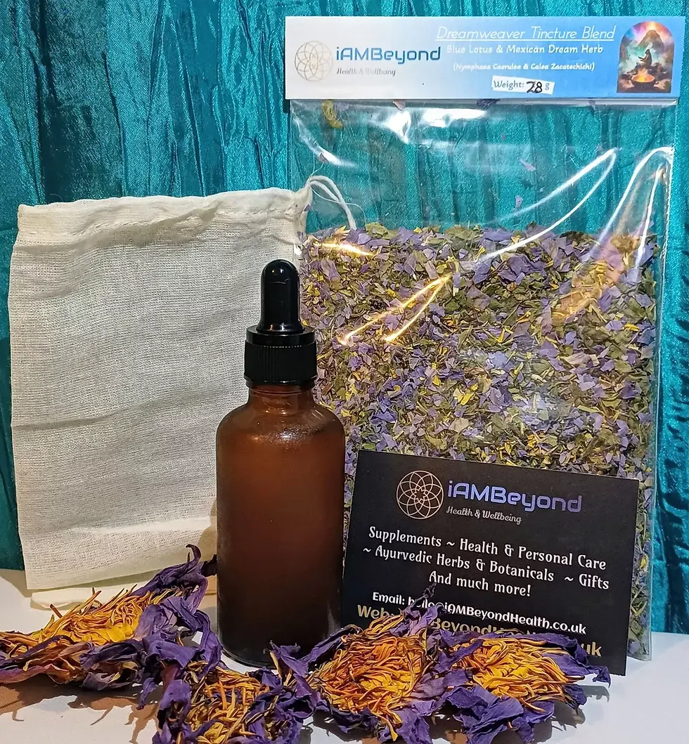 Thumbnail: Dreamweaver Tincture Kit (500ml) Blue Lotus & Zacatechichi - Herbs/Muslin/Bottle