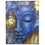 Thumbnail: 60x80cm Buddha Head Painting - Abstract Acrylic on Canvas (Blue & Gold)