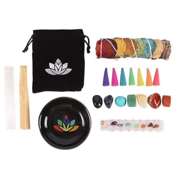 Thumbnail: Sacred Chakra Deluxe Healing & Wellness Kit (Crystals, Smudging, Incense & more)