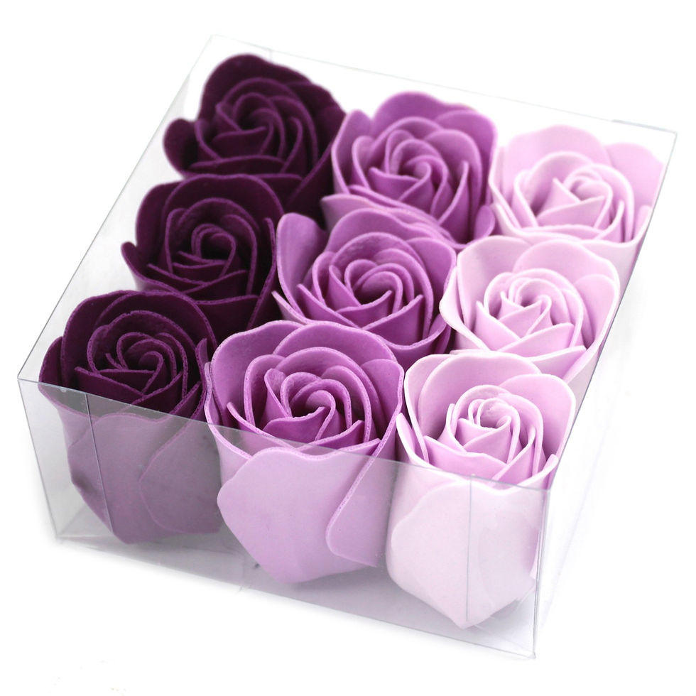 Thumbnail: 9 Handmade Soap Flower Roses (60g)
