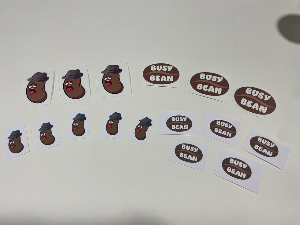 Busy Bean Stickers