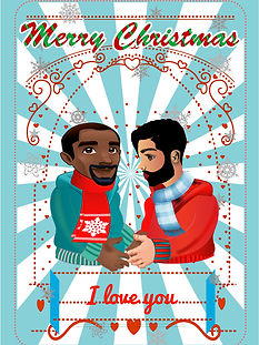 Gay Mens Christmas Cards.
