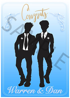 Gay Wedding Cards.