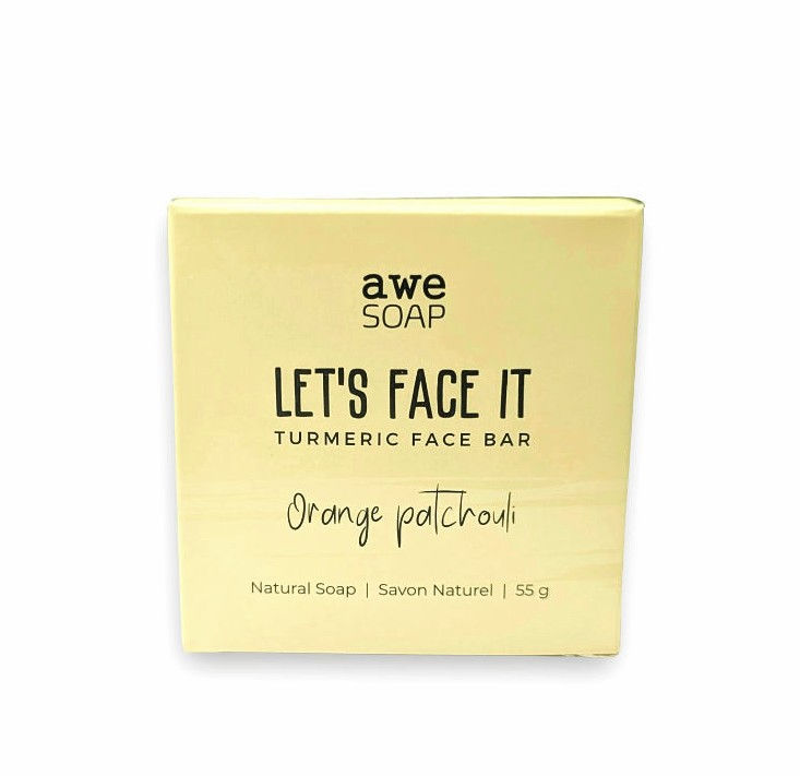 Let's Face It - Turmeric Face Bar - Wholesale