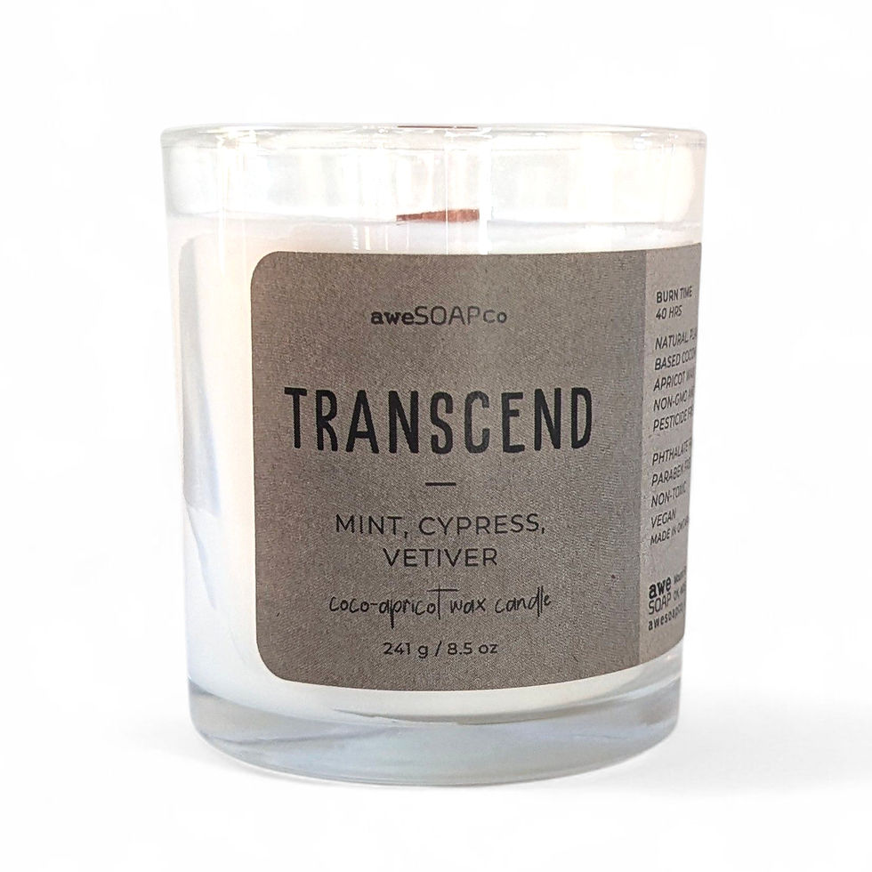 Transcend - Cypress Blend, Non-toxic Candle