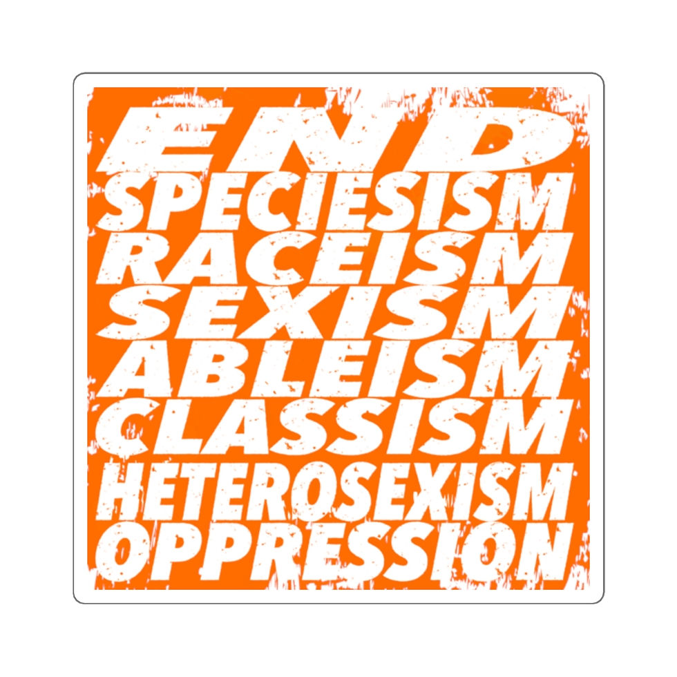 Thumbnail: END OPPRESSION; Square Stickers