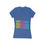 Thumbnail: END ALL OPPRESSION RAINBOW; Women's Jersey Short Sleeve Deep V-Neck Tee