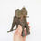 Thumbnail: Antique Indian Elephant Figurine | Bronze with Holi Patina