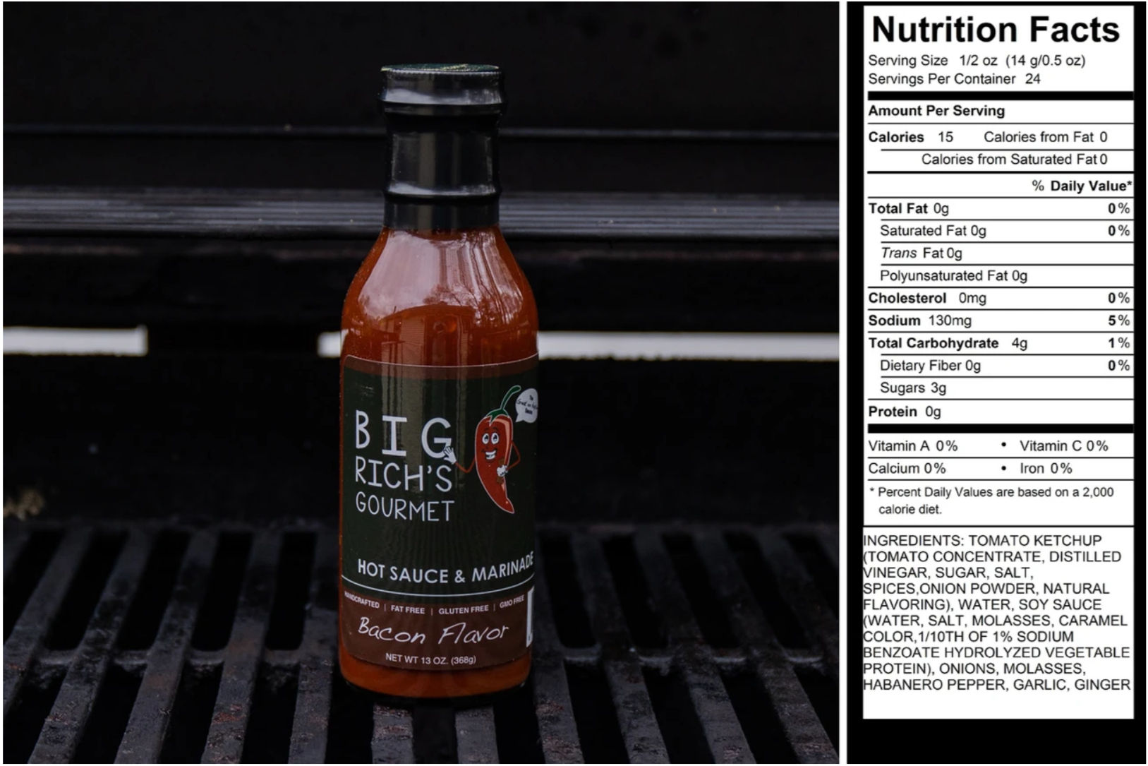 Big Rich's Hot Sauce - Bacon