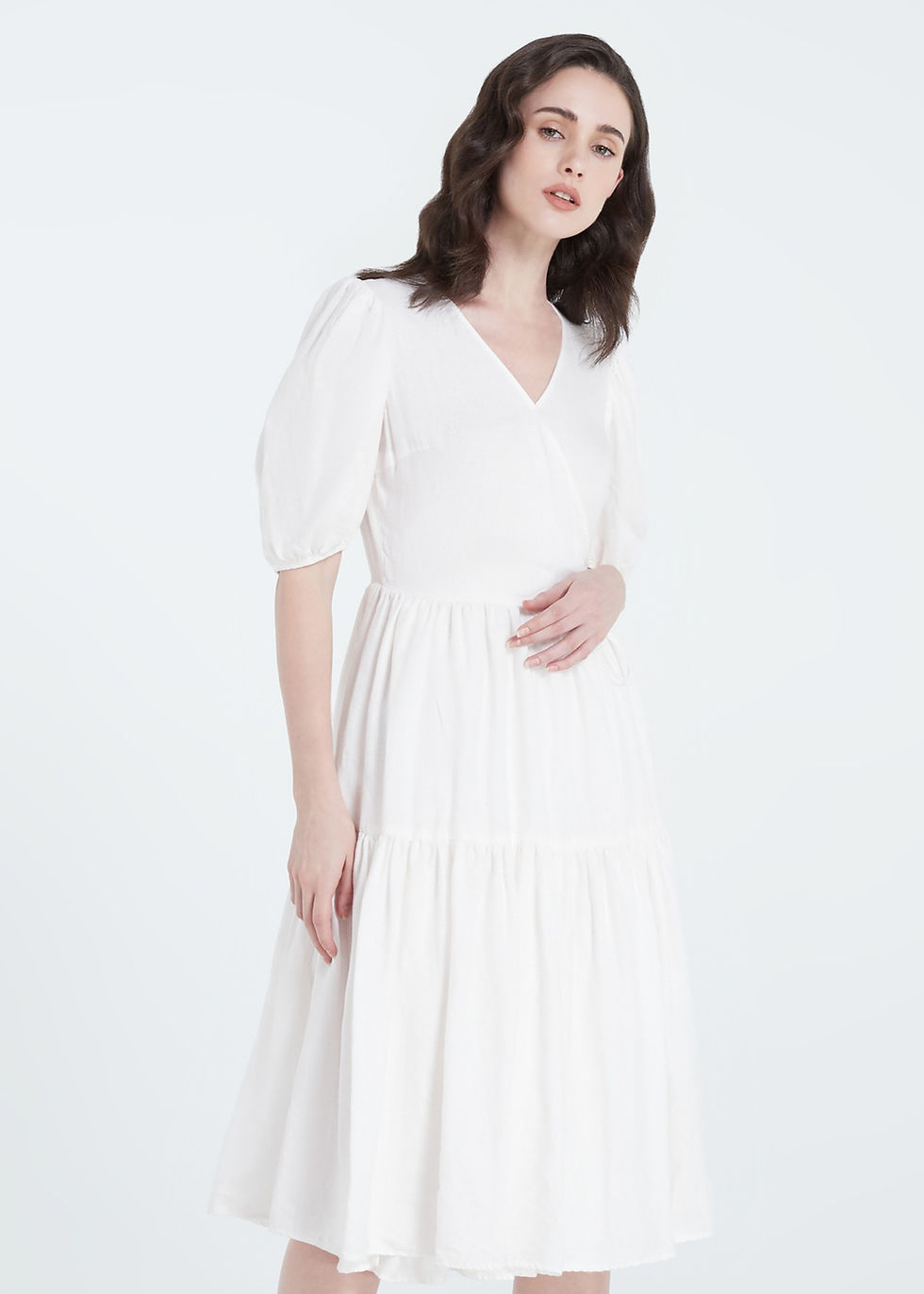Thumbnail: MORISOT DRESS - WHITE
