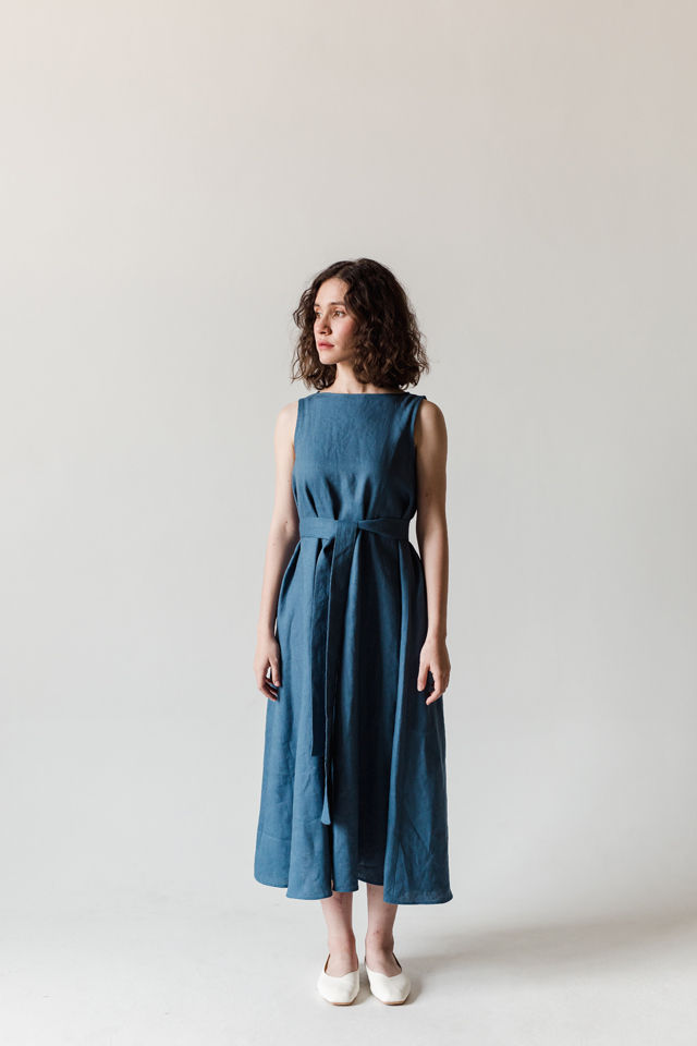 Thumbnail: BOUQUET DRESS - INDIGO