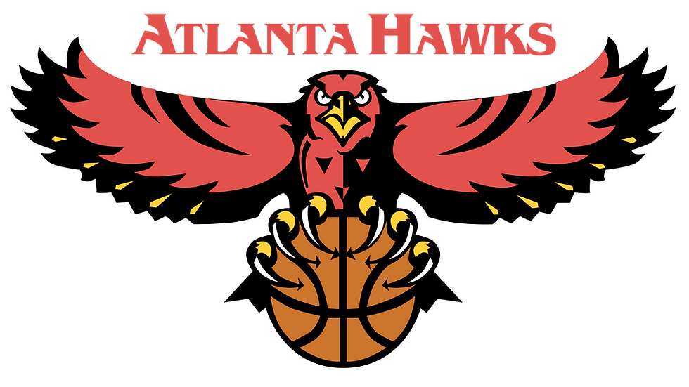 Atlanta Hawks spread wings basketball logo