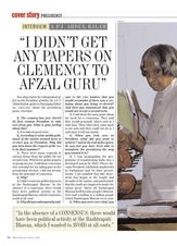 Presidency - Interview: APJ Abdul Kalam -"I didn't get any papers on clemency to Afzal Guru"