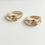 Thumbnail: 14K Yellow Gold Gimmel Ring. Protective Hands Ring