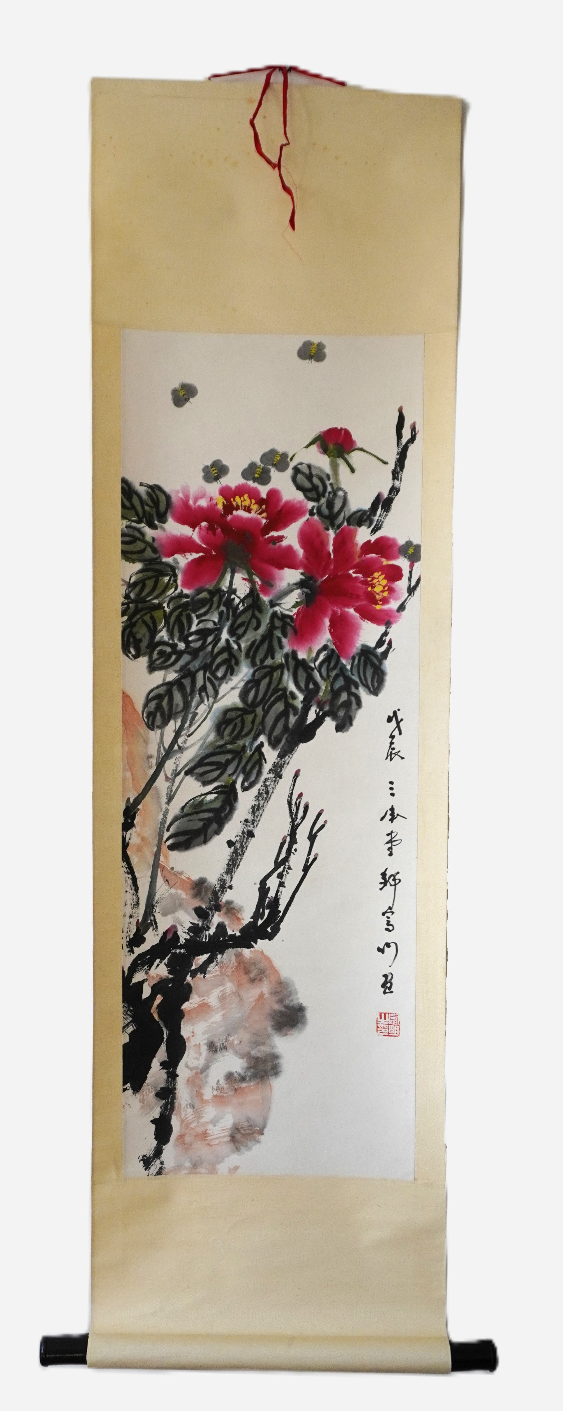 Chinese scroll painting by Zou Fuming (鄒富明, 1938– )