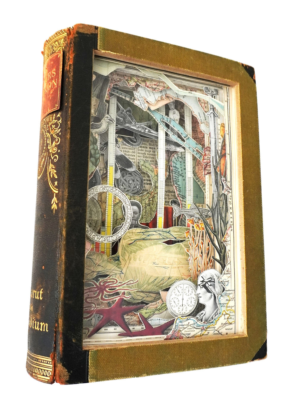 Thumbnail: Alexander Korzer-Robinson – The Sleeper (2010) — Original Book Sculpture