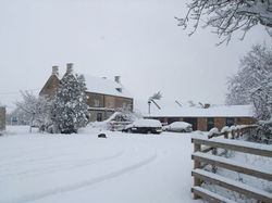 Top Lodge in the snow