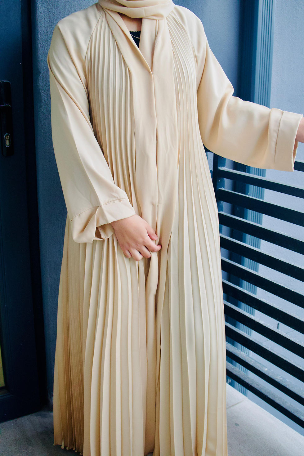 Pleated Abaya