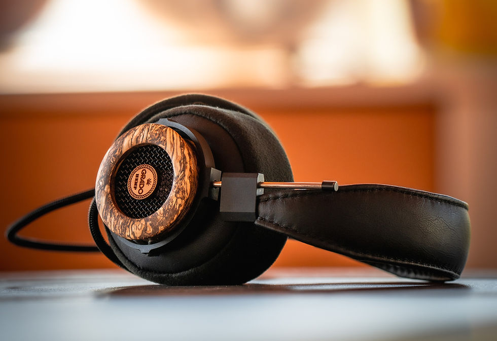 Grado Hemp headphones with Nyczaj metal gimbals installed - photo sent by Freddy