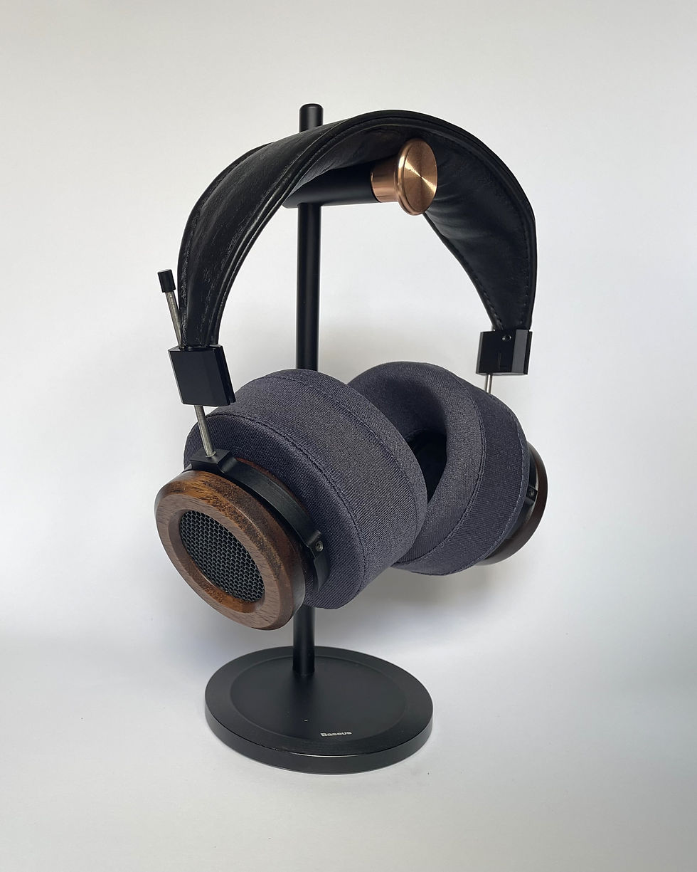 Thumbnail: Nyczaj Earpads Graphite for Grado