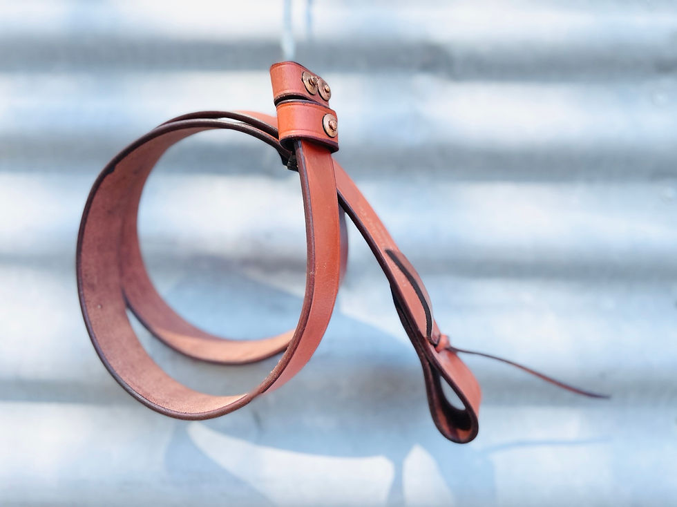 Thumbnail: Light horseWWI & WWII British Lee Enfield SMLE Leather Rifle sling( repo )